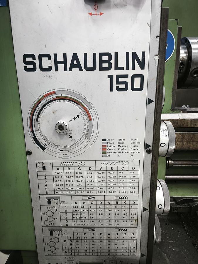 Použitý Schaublin 150 A