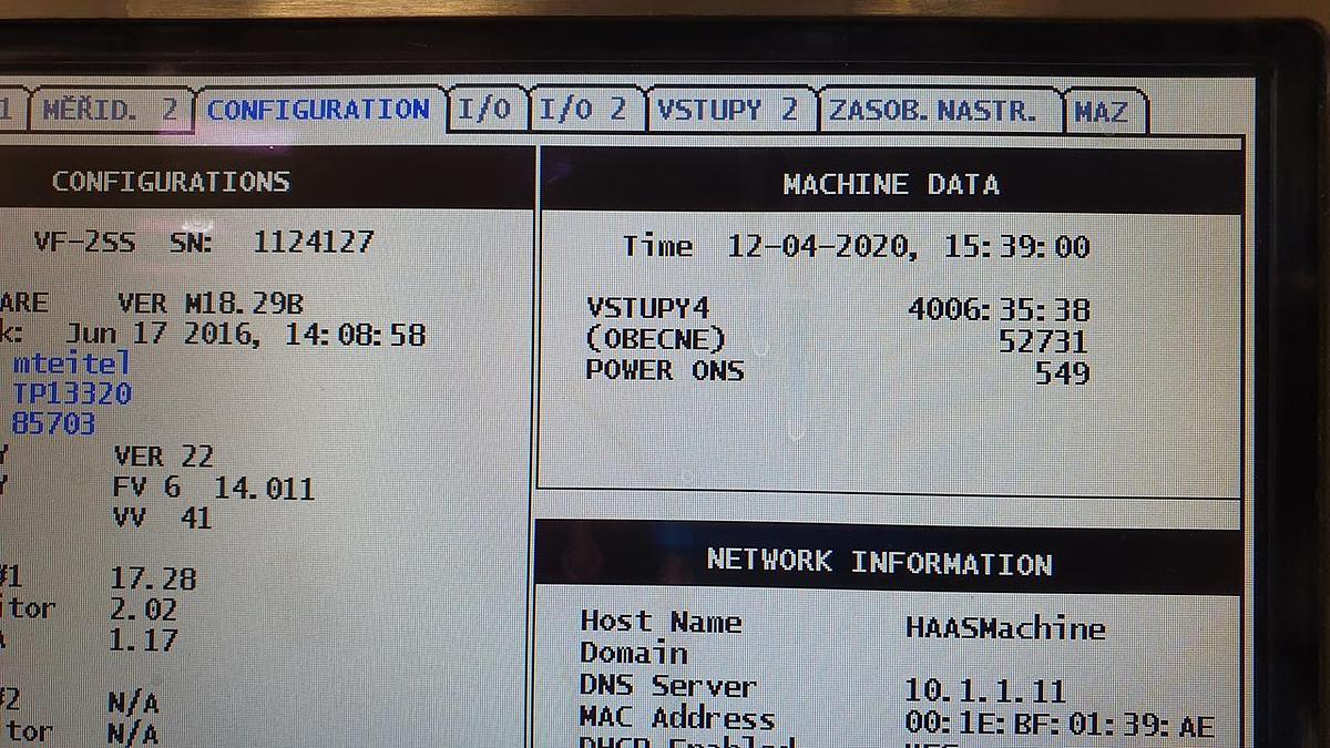 Used HAAS VF-2SS
