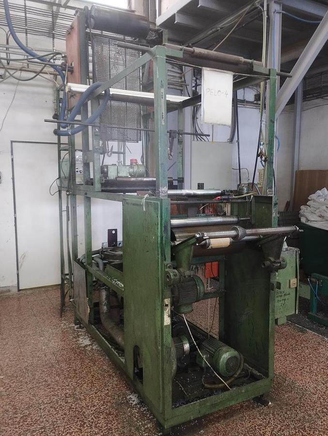 Used Extruder for the production of PE film Pelo 4