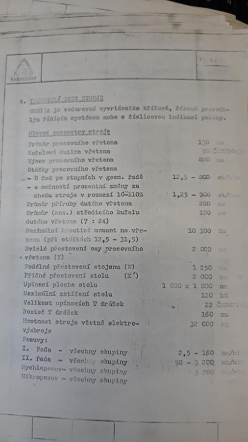 Použitý TOS WHN 13.4 B