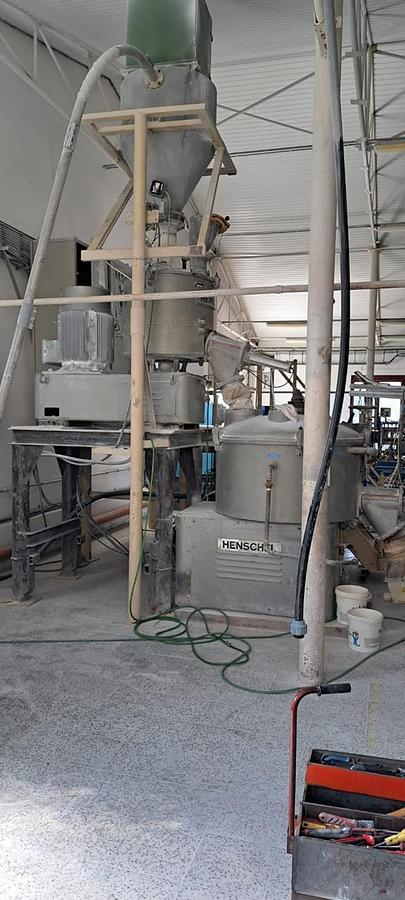 Used HENSCHEL Turbo mixing device