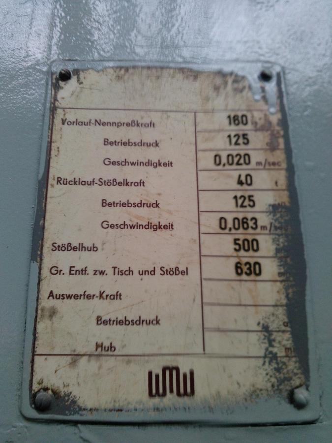 Použitý WMW PYE 160