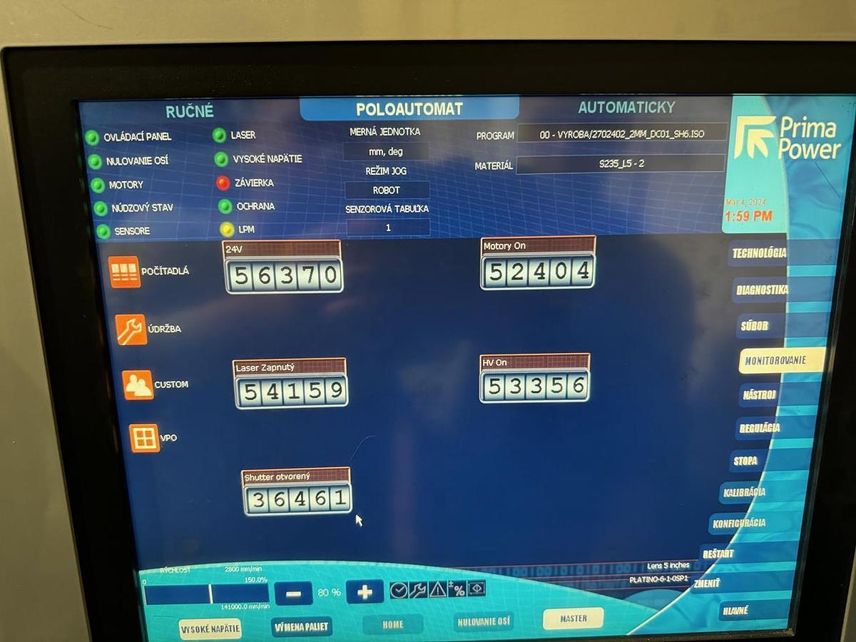 Used Prima Power Platino