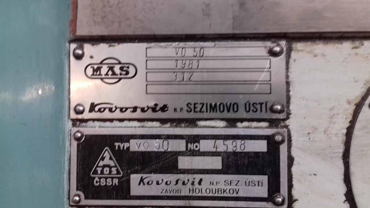 Used KOVOSVIT VO 50 / 1250