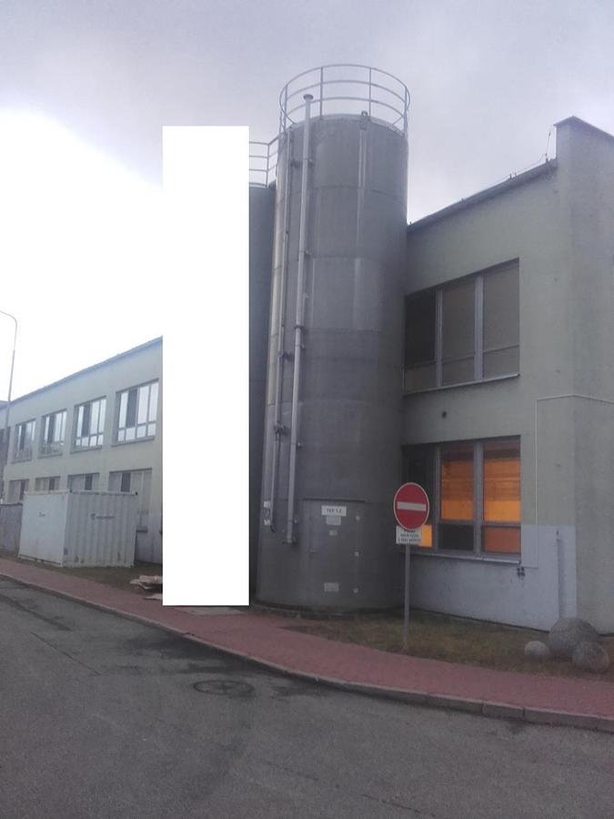 Použitý AZO Sila na plastový granulát