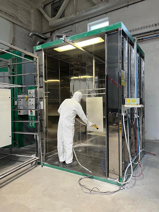 Gebraucht DATEL Pulverbeschichtungsanlage