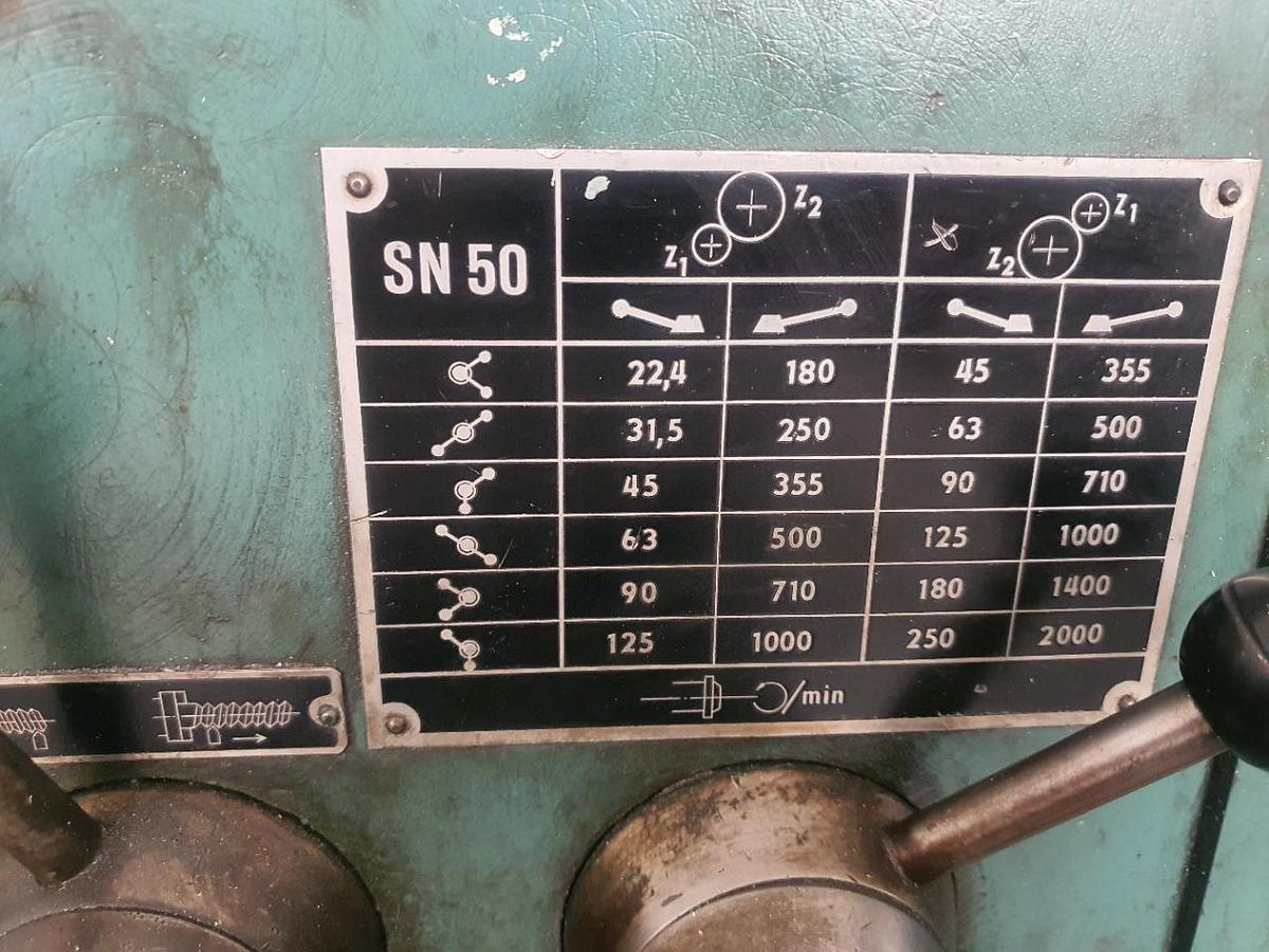 Used TOS SN 50 B/1500