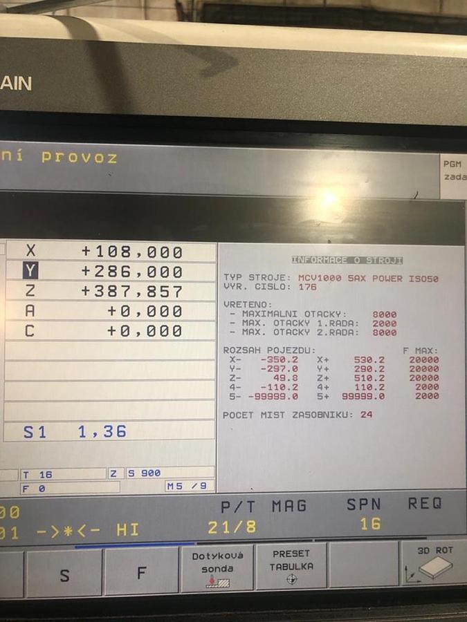 Gebraucht MAS MCV 1000 POWER 5AX