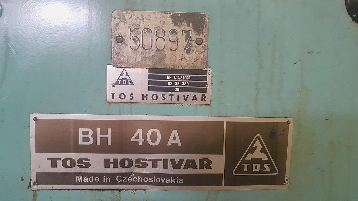 Použitý TOS BH 40 A/1000