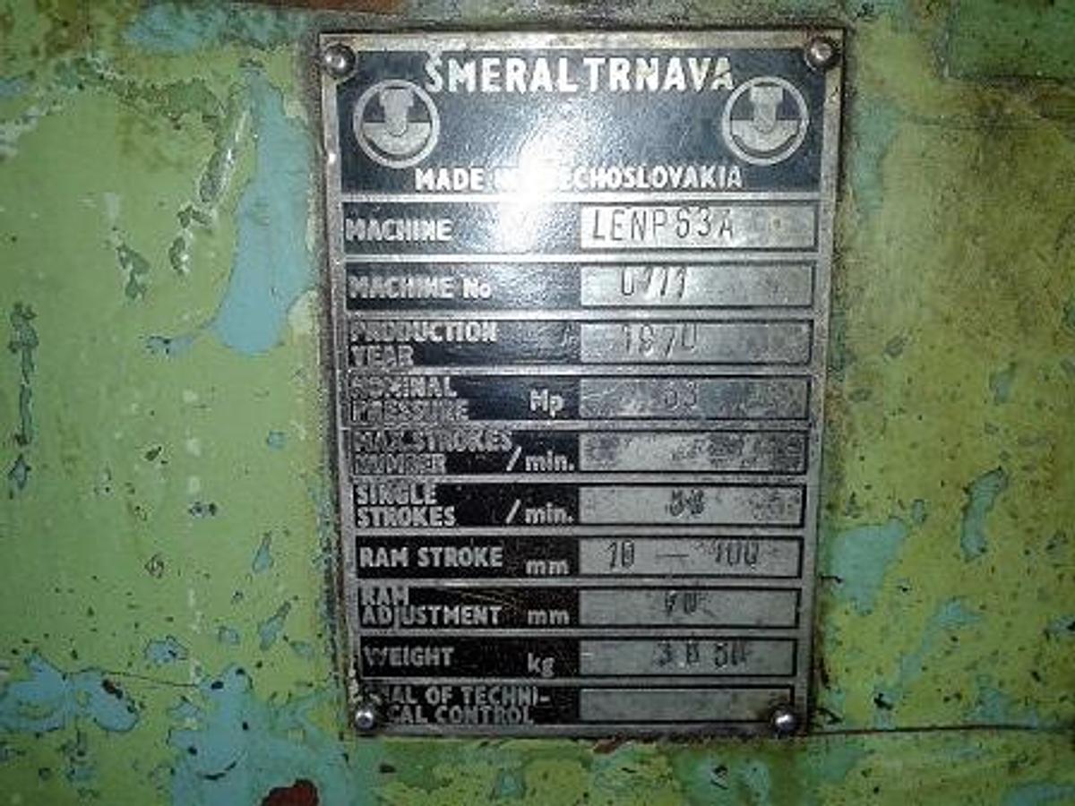 Used SMERAL LENP 63A