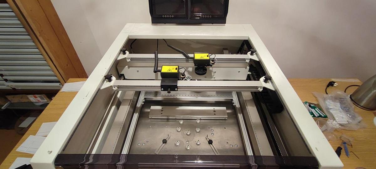 Gebraucht Halbautomatischer programmierbarer Siebdruck mit Pbt works Go 23 Kameras
