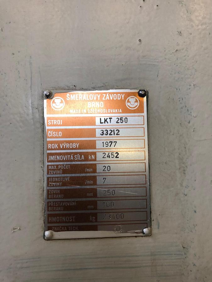 Used SMERAL LKT 250