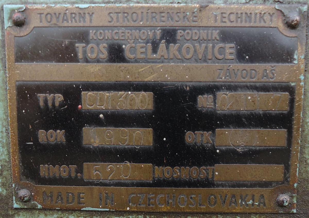Použitý TOS CDT 300