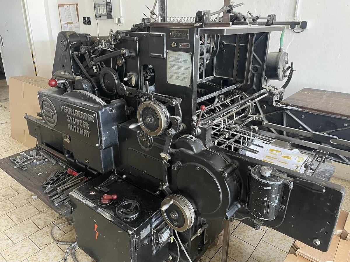 Vysekávací lis HEIDELBERGER ZYLINDER AUTOMAT
