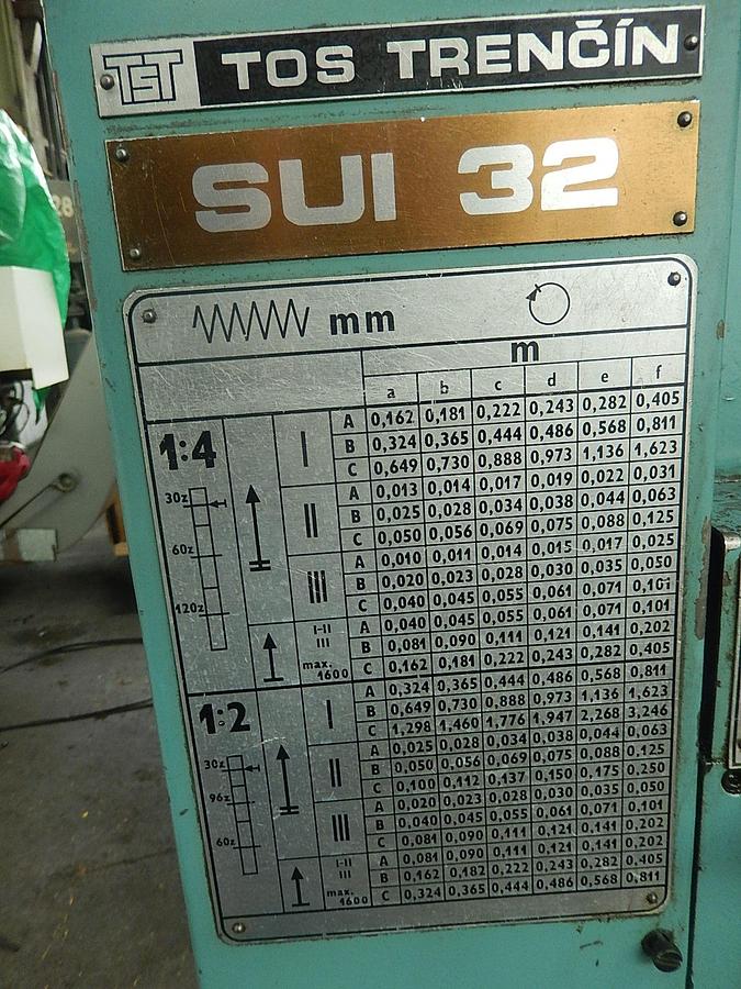 Used TOS SUI 32/1000