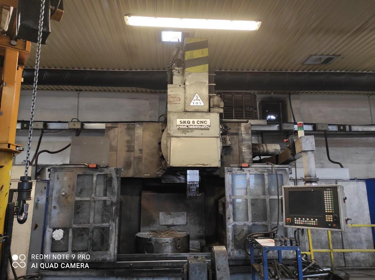 Used TOS SKQ 8 CNC