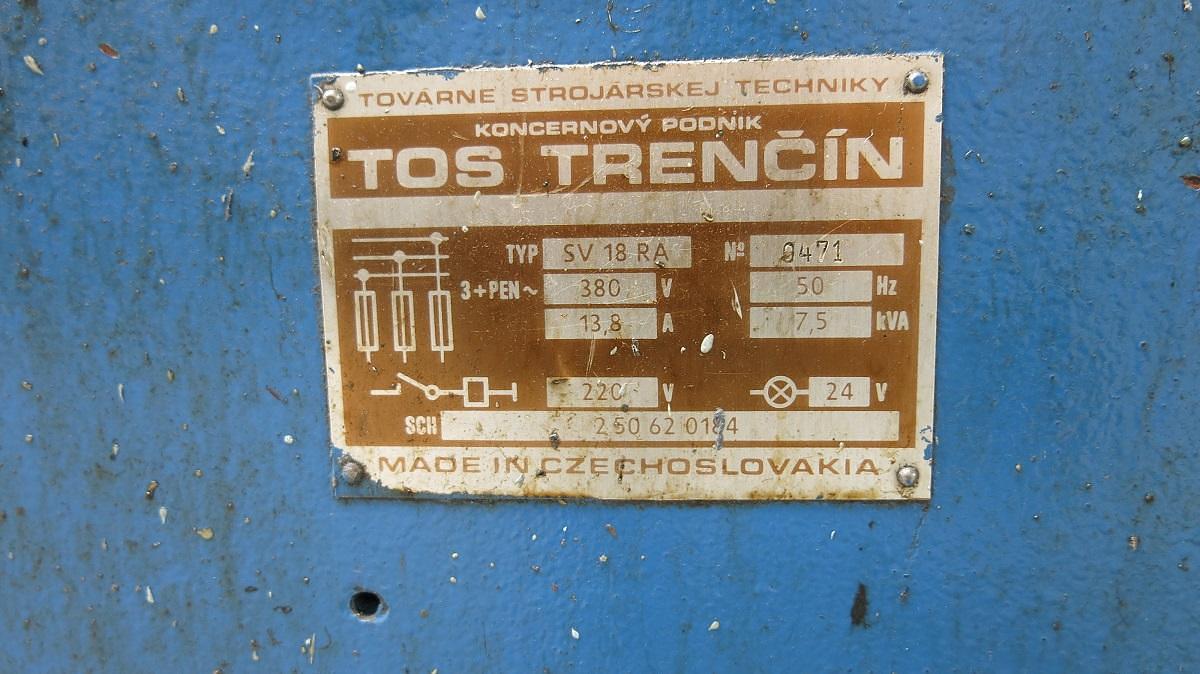Gebraucht TOS SV 18 RA/1000