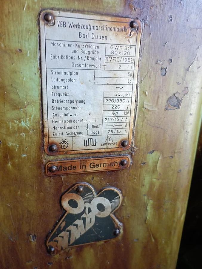 Used WMW GWR 80
