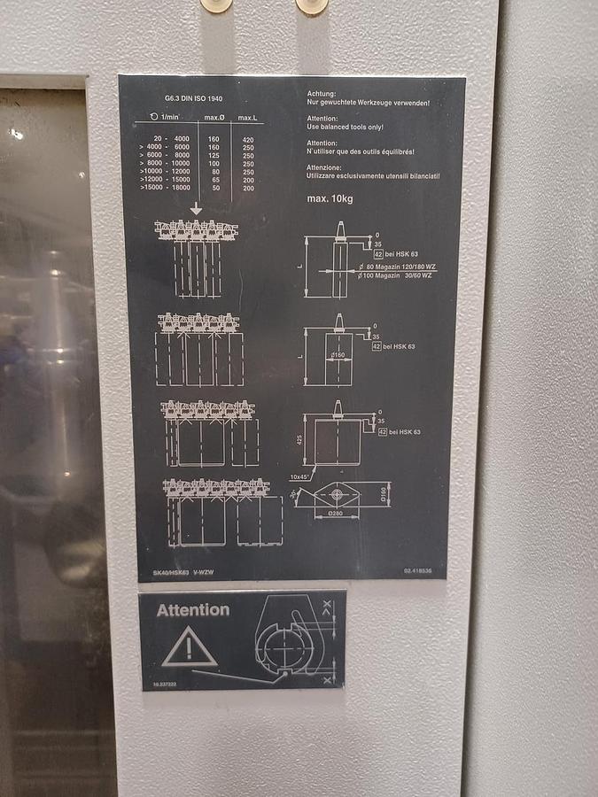 Gebraucht Deckel Maho DMU 125 T
