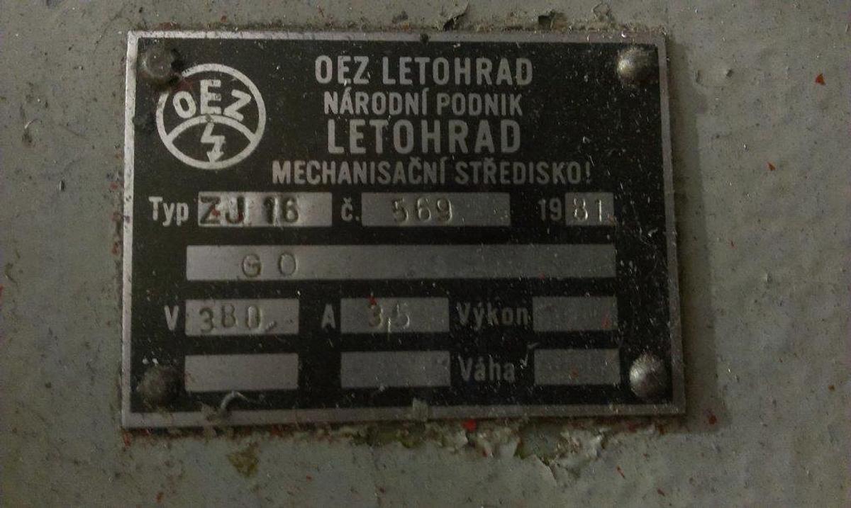 Used OEZ LETOHRAD ZJ 16