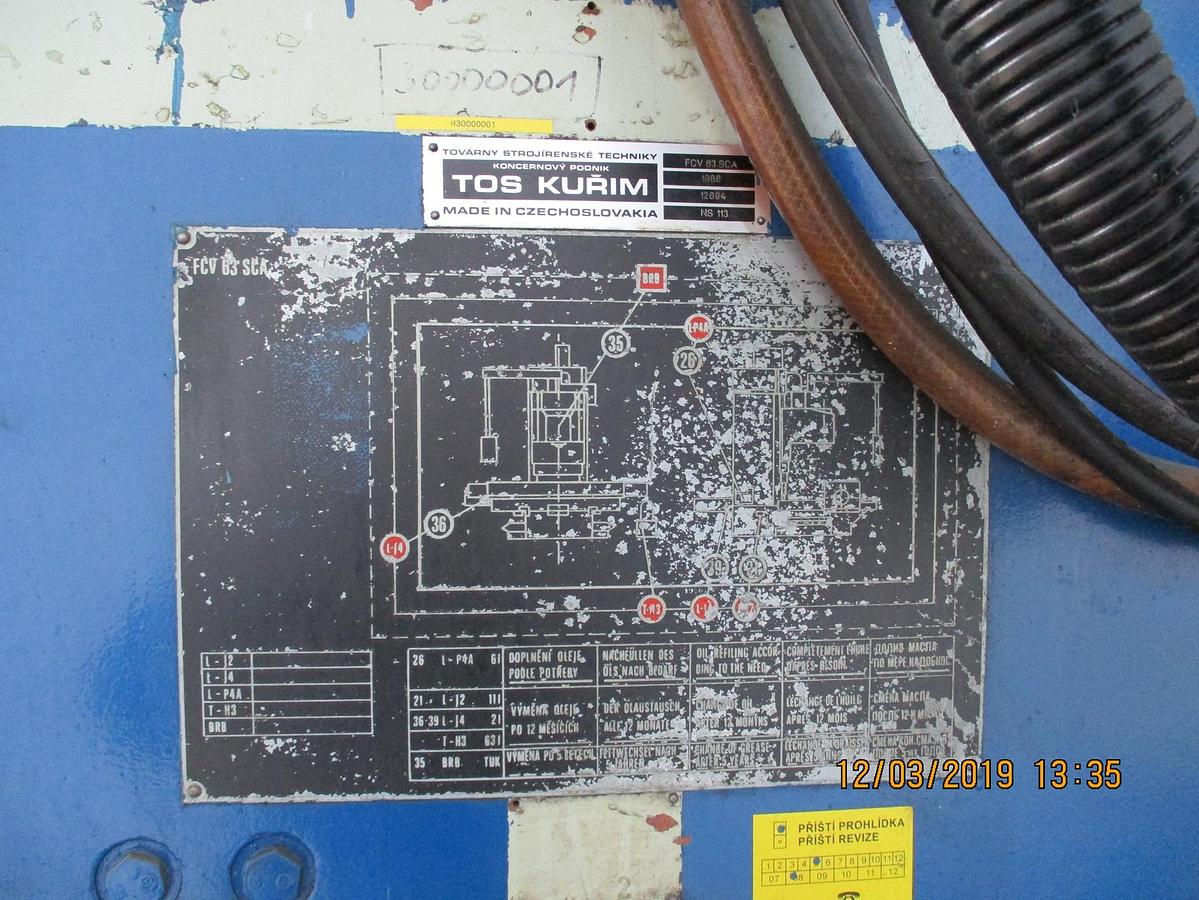 Gebraucht TOS FCV 63 SCA