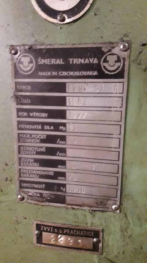 Použitý SMERAL LENP 63 A