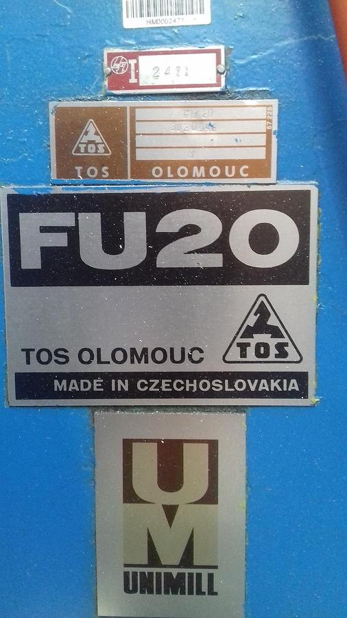 Použitý TOS FU 20