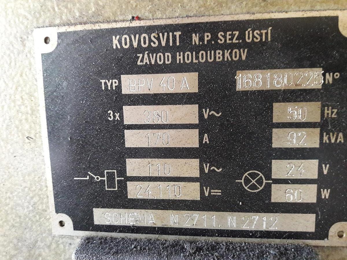 Gebraucht MAS KOVOSVIT BPV 40 A