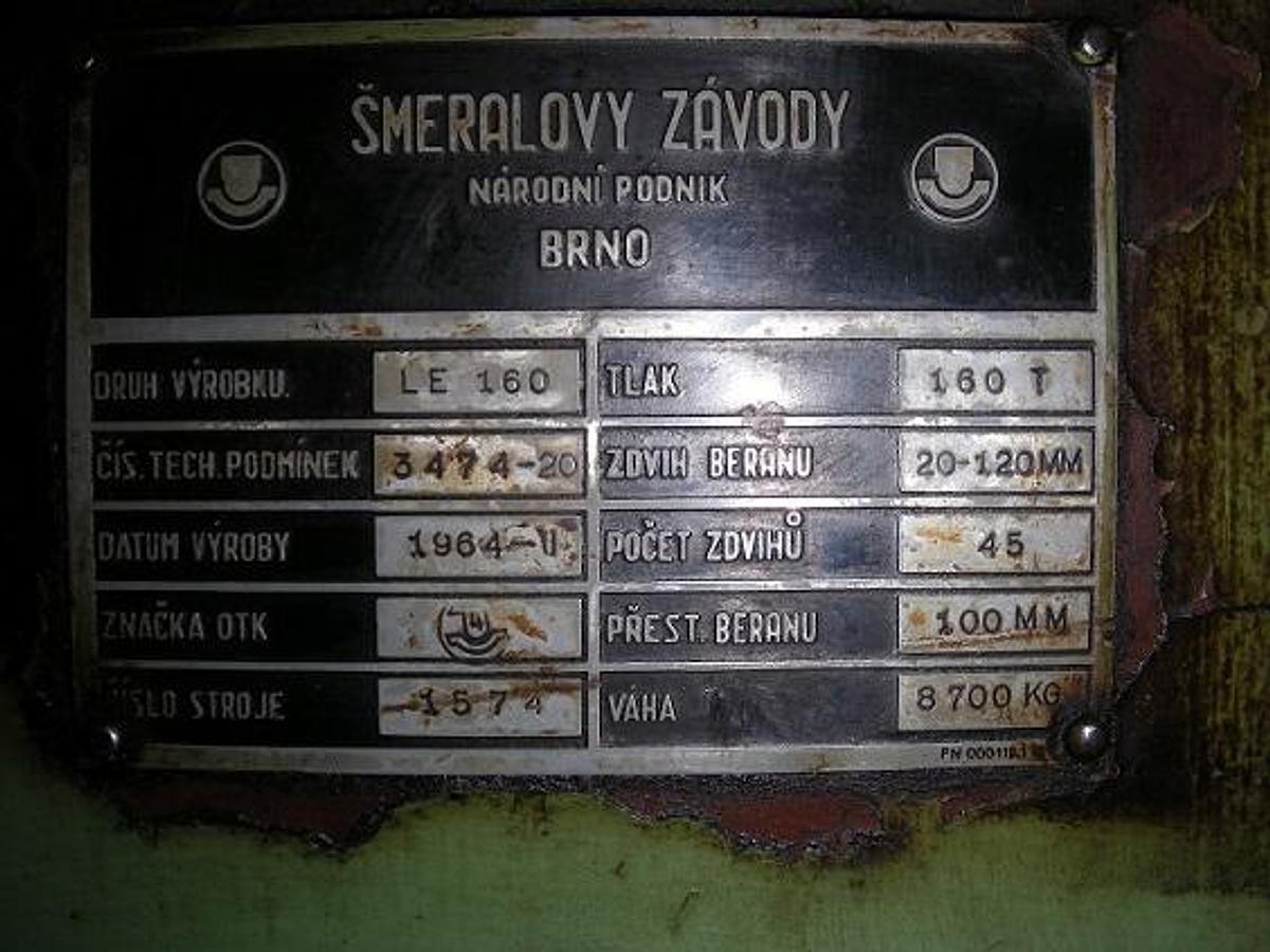 Použitý SMERAL LE 160