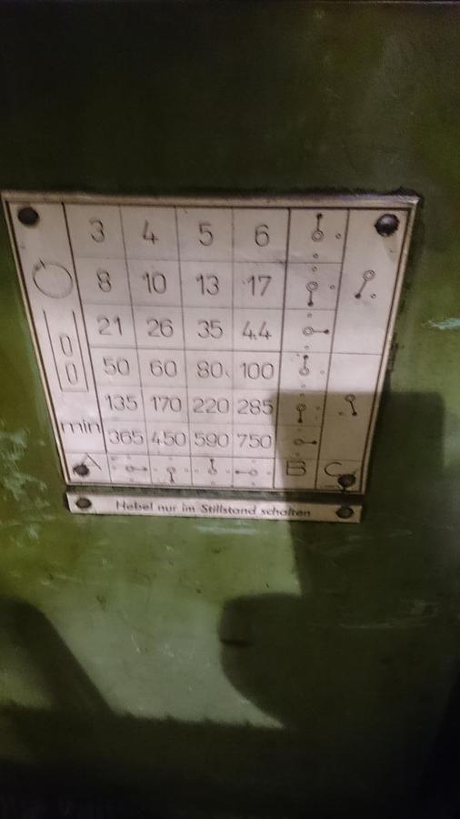Gebraucht HECKERT BKOZ 750x1100