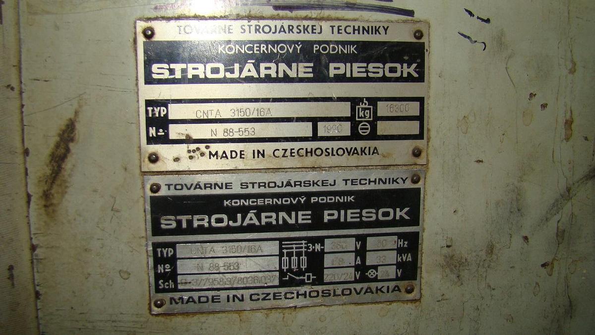 Gebraucht Piesok CNTA 3150/16A