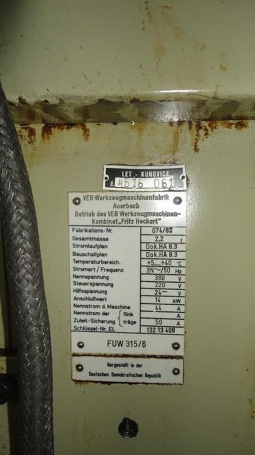 Gebraucht WMW FUW 315/6