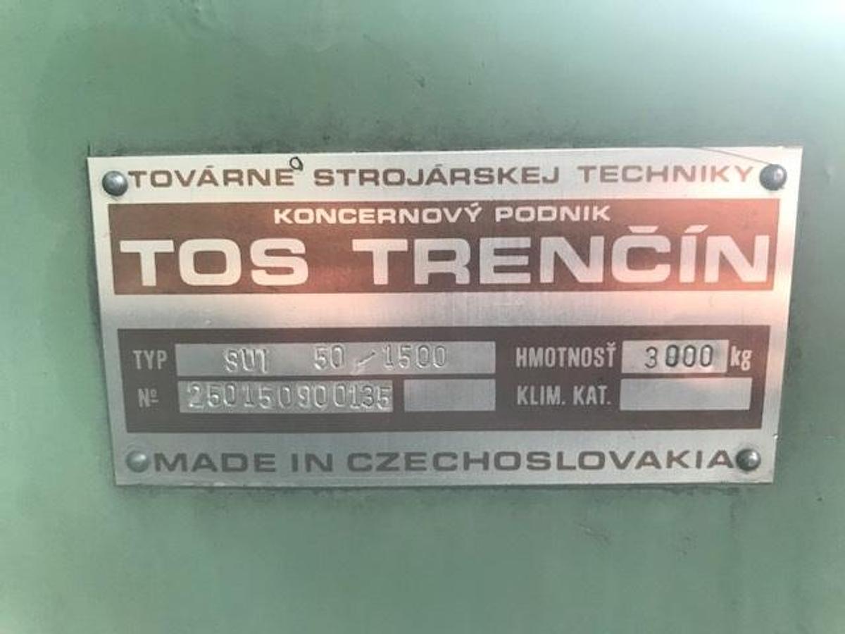 Used TOS SUI 50/1500