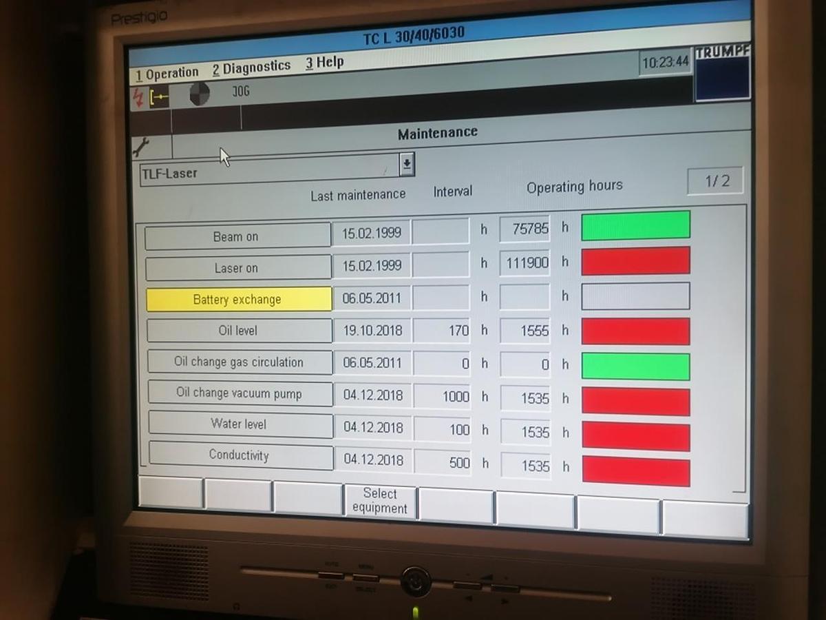Used Trumpf Trumatic L 3030S