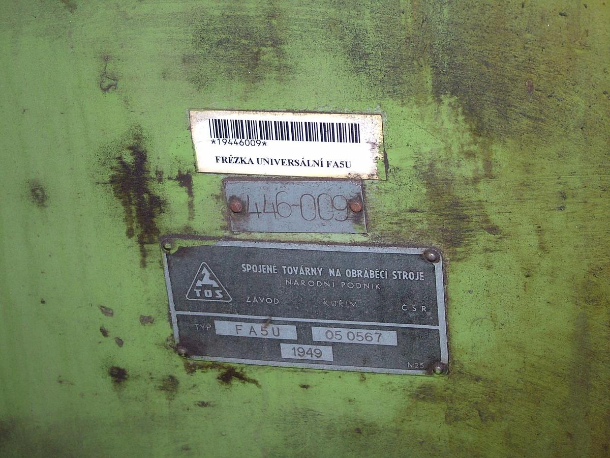 Used TOS FA 5U