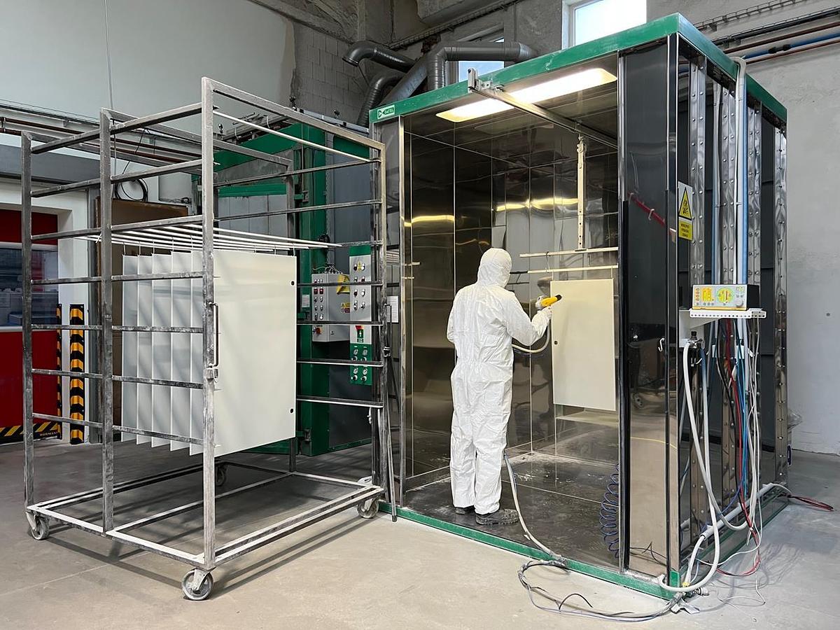 Gebraucht DATEL Pulverbeschichtungsanlage
