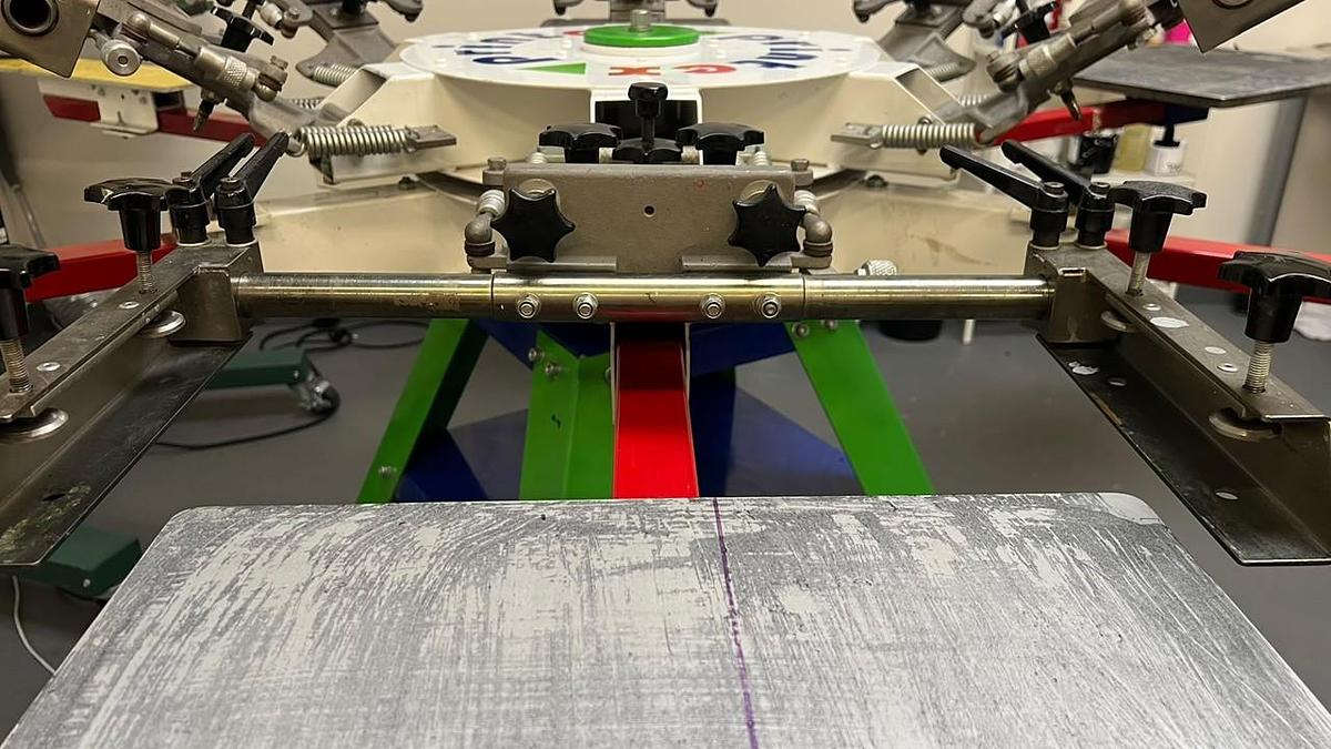 Used Aerotherm Screen printing carousel