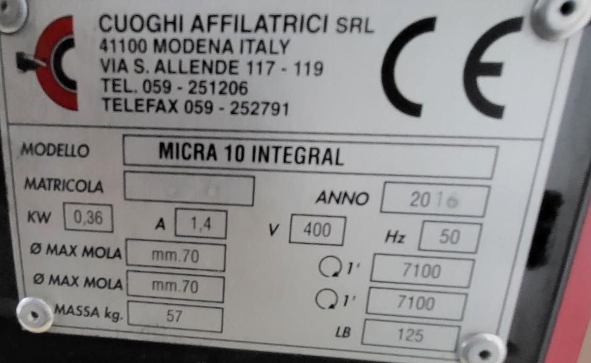 Použitý Cuoghi MICRA 10 INTEGRAL