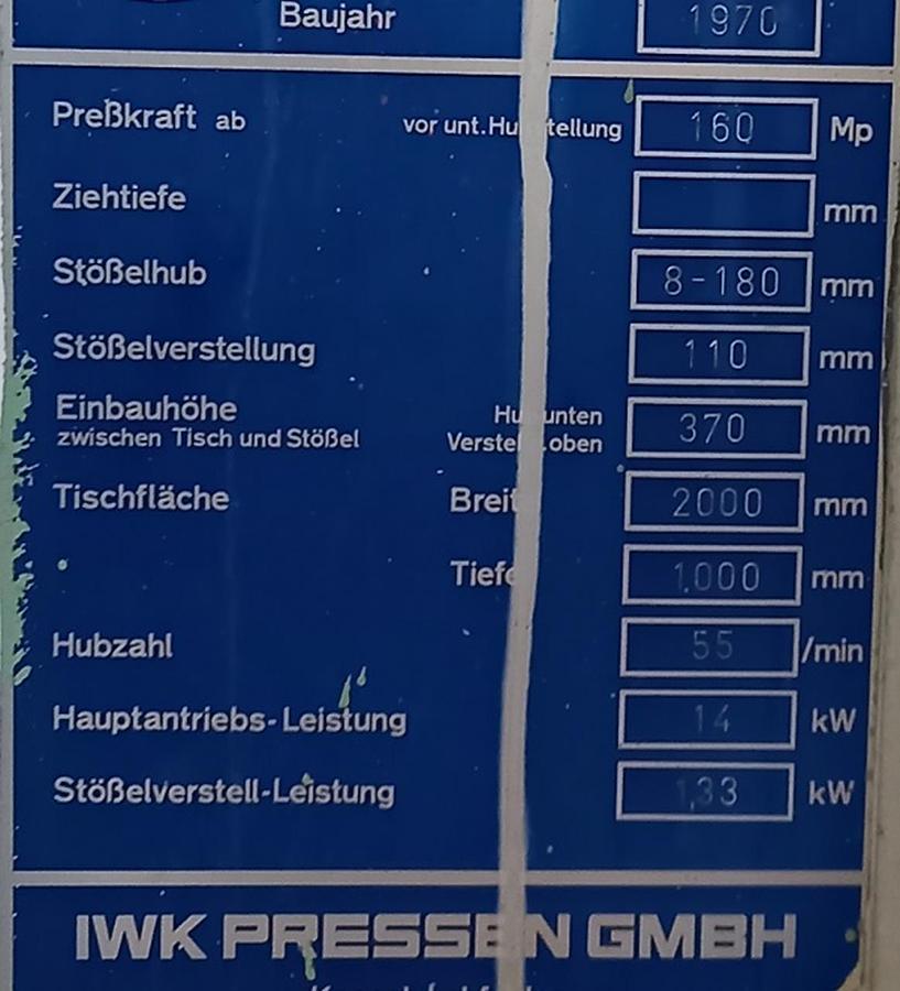 Použitý IWK PEKRS 160
