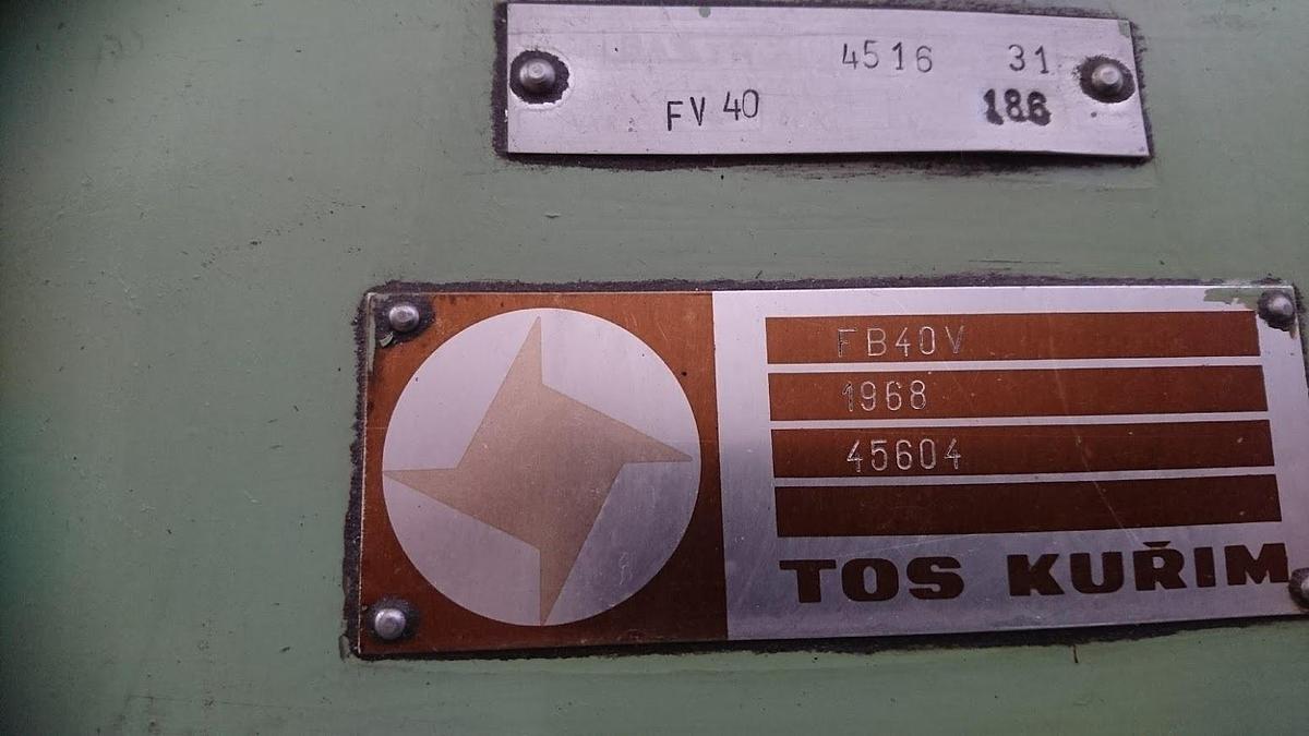 Used TOS FB 40V