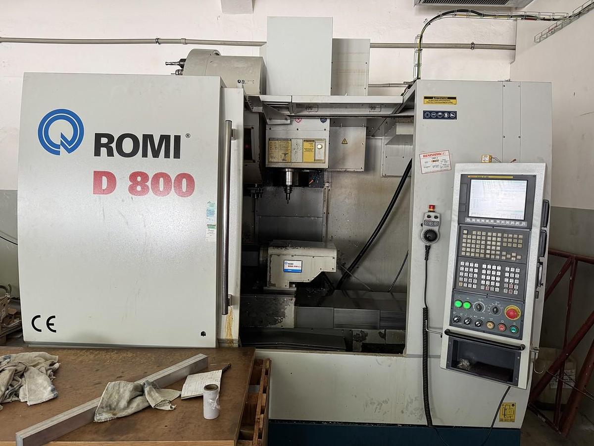Machining center (vertical) ROMI D 800