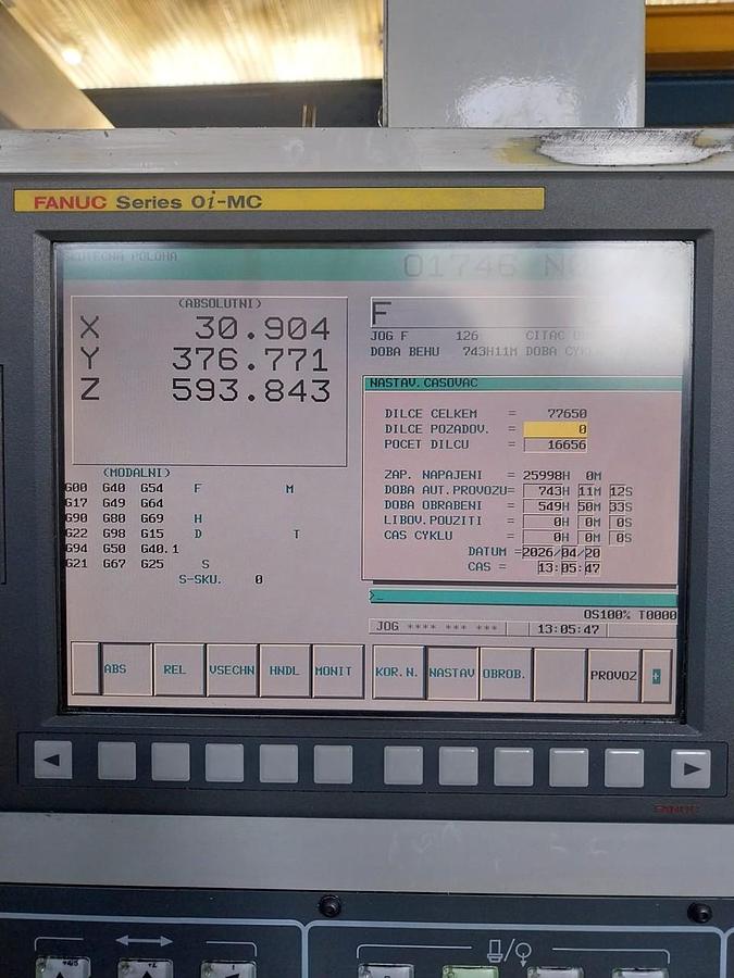 Obráběcí centrum (vertikální) FERMAT VMF 1000 CNC