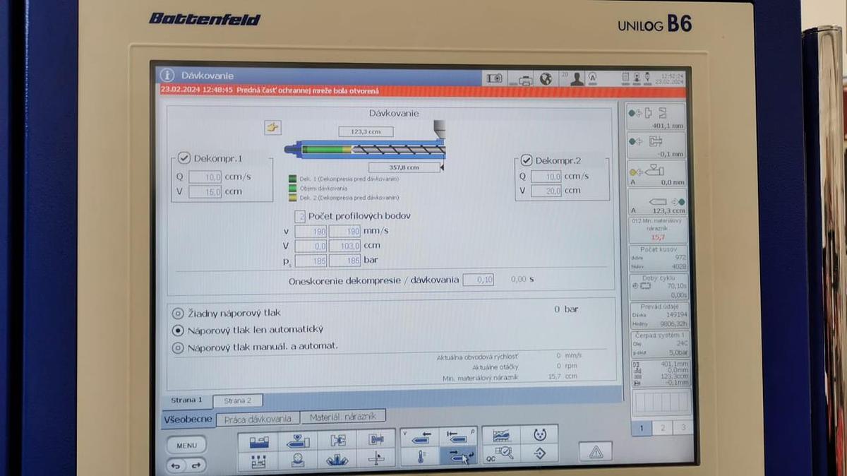 Použitý Battenfeld 160.750 Unilog B6P