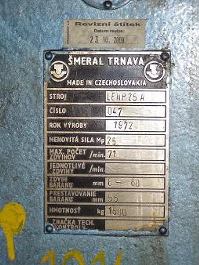 Used SMERAL LENP 25 A