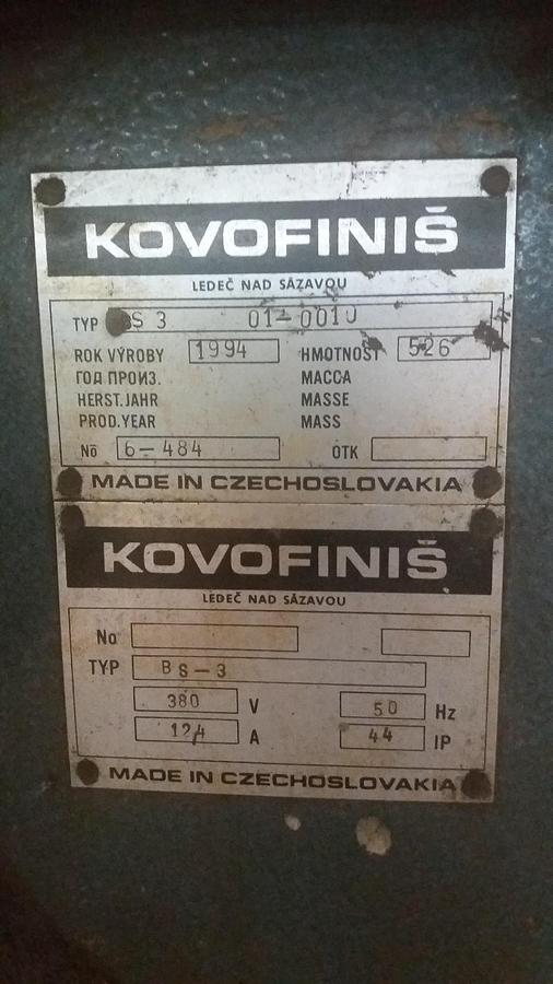 Gebraucht Kovofiniš BS-3