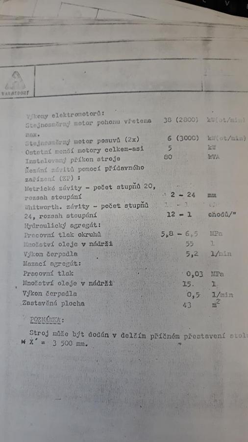 Použitý TOS WHN 13.4 B