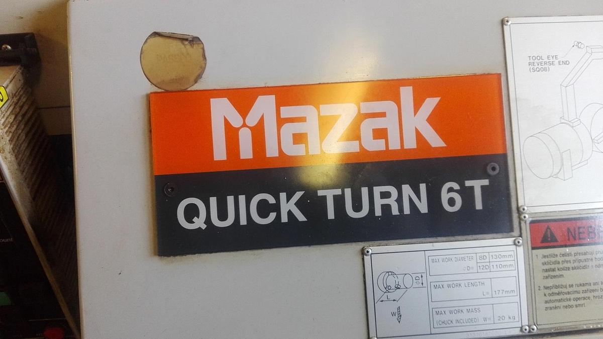 Used MAZAK Quick Turn 6T