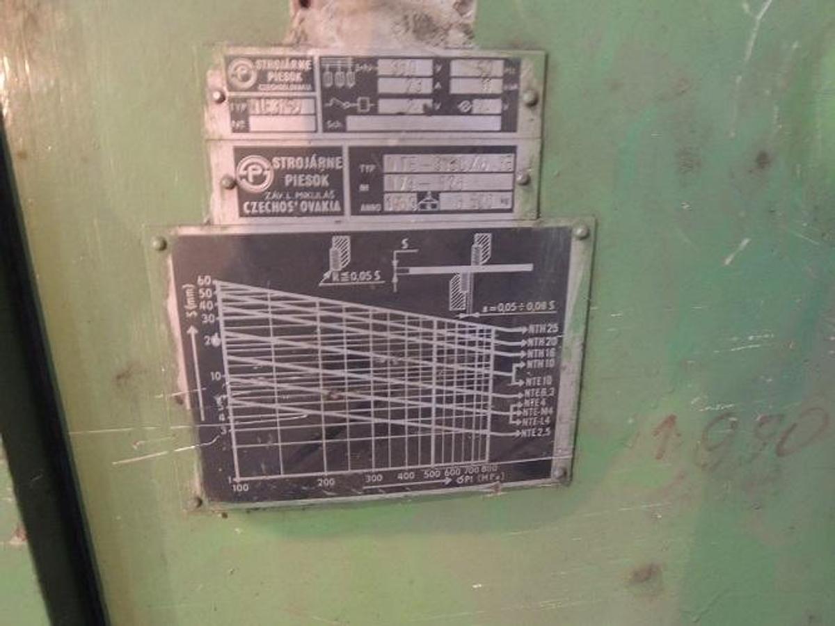 Used PIESOK NTE 3150/6.3E