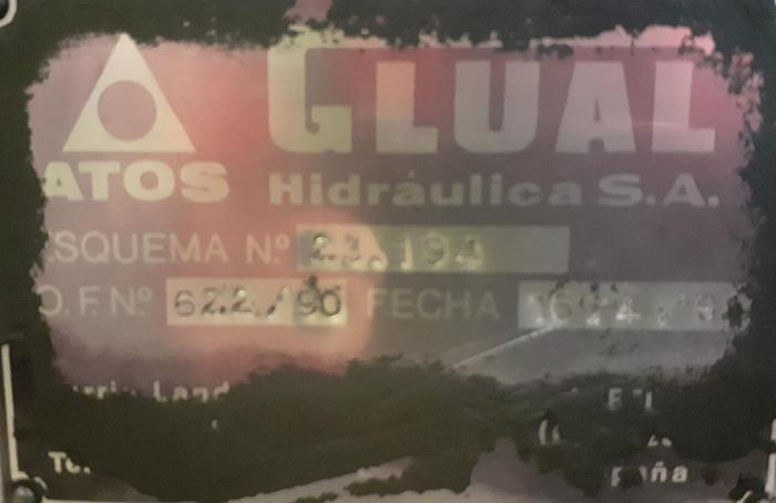 Usado Grupo hidráulico GLUAL 62. 2 / 90
