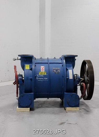 Used Somarakis SV3028.1 Somarakis Vacuum Pump, Cast Iron Rotor, Cast Iron Body, Packing, Sv3028.1, Compares To A Nash Cl3001, 20 Vane Rotor. #27552